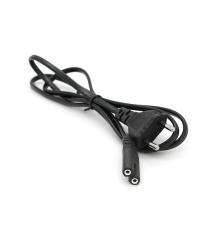 Кабель живлення 1.2m, 0.5mm, PC-184/2 CEE7 / 16-C7 2 pin (для побутової техніки), Black, OEM Q600