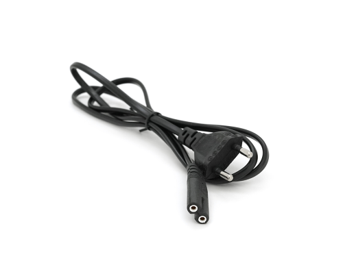 Кабель живлення 1.2m, 0.5mm, PC-184/2 CEE7 / 16-C7 2 pin (для побутової техніки), Black, OEM Q600