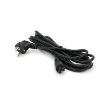 Кабель живлення Schuko PC-186 CEE7 / 17-IEC C5, 3.0M, 0.75mm, для ноутбука, OEM Q15 / 120