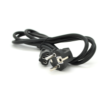 Кабель живлення Schuko PC-186 CEE7 / 17-C13, 1.8M, 0.75mm, OEM (євровилках) МЕДЬ!!!!!Q200