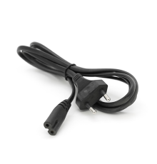 Кабель живлення 1.8m, 0.75mm, PC-184/2 CEE7 / 16-C7-1CM8155-1,8, 2 pin (для побутової техніки), Black, OEM Q500
