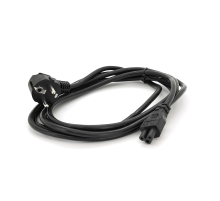 Кабель живлення Schuko PC-186 CEE7/7-IEC C5, 3.0M, 1.0mm, для ноутбука, OEM Q150
