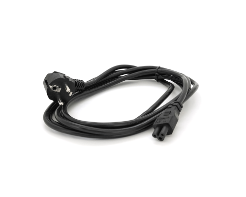 Кабель живлення Schuko PC-186 CEE7/7-IEC C5, 3.0M, 1.0mm, для ноутбука, OEM Q150