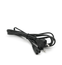 Кабель живлення 1.8m, 0.5mm, PC-184/2 CEE7 / 16-C7 2 pin (для побутової техніки), Black, OEM Q600