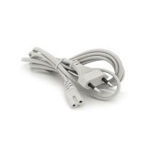 Кабель живлення 1.8m, 0.75mm, PC-184/2 CEE7/16-C7 2 pin (для побутової техніки), Gray, OEM Q500