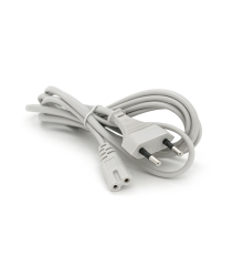 Кабель живлення 1.8m, 0.75mm, PC-184/2 CEE7/16-C7 2 pin (для побутової техніки), Gray, OEM Q500