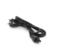 Кабель живлення Schuko PC-186 CEE7 / 17-IEC C5, 1.2M, 0.75mm, для ноутбука, OEM Q25 /300