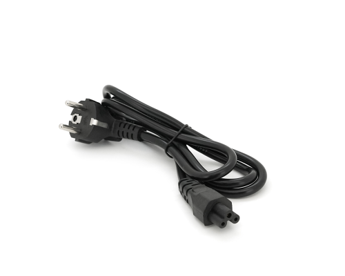 Кабель живлення Schuko PC-186 CEE7 / 17-IEC C5, 1.2M, 0.75mm, для ноутбука, OEM Q25 /300