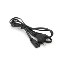 Кабель живлення 1.5m, 0.5mm, PC-184/2 CEE7 / 16-C7 2 pin (для побутової техніки), Black, OEM Q650