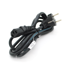 Кабель живлення Schuko PC-186 CEE7 / 17-C13, 1.8M, 1.0mm, OEM (євровилках) МЕДЬ !!!!!