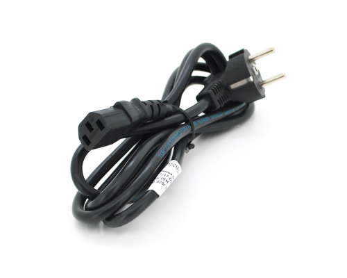 Кабель живлення Schuko PC-186 CEE7 / 17-C13, 1.8M, 1.0mm, OEM (євровилках) МЕДЬ !!!!!