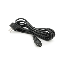 Кабель питания Schuko PC-186 CEE7/7-C13, 3.0M, 0.5mm, OEM (евровилка) Q15