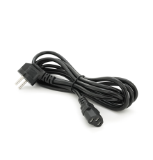 Кабель питания Schuko PC-186 CEE7/7-C13, 3.0M, 0.5mm, OEM (евровилка) Q15
