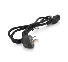 Кабель живлення CN-3 1.2m, 0.5mm, PC-184/2 CPCS-C13 3 pin (китайський роз'єм), Black, OEM Q25