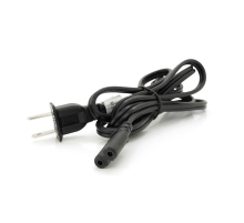 Кабель живлення CN 1.5m, 0.5mm, PC-184/2 A-C7 2 pin (американський роз'єм), Black, OEM Q50