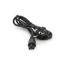 Кабель живлення Schuko PC-186 CEE7 / 17-IEC C5, 1.5M, 0.75mm, для ноутбука, OEM Q250