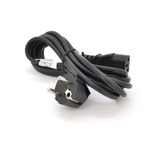 Кабель живлення Ritar PC-186 CEE7/17-C13, 3.0m, 0.75mm, 3 pin (евровилка), Black, OEM, МЕДЬ!!!!