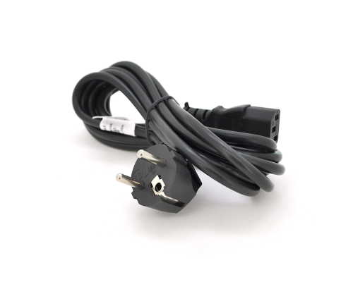 Кабель живлення Ritar PC-186 CEE7/17-C13, 3.0m, 0.75mm, 3 pin (евровилка), Black, OEM, МЕДЬ!!!!