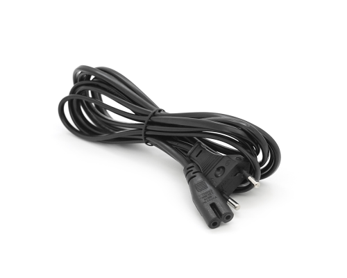 Кабель живлення 3.0m, 0.75mm, PC-184/2 CEE7 / 16-C7 2 pin (для побутової техніки), Black, OEM Q325
