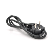 Кабель живлення Schuko PC-186 CEE7 / 7-C13, 1.2M, 0.5mm OEM (євровилка) Q25 / 300