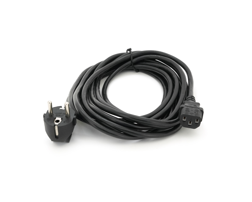 Кабель живлення Schuko PC-186 CEE7/7-C13, 5.0M, 1.0mm, OEM (євровилка) Q125