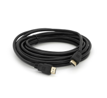 Кабель Merlion HDMI-HDMI HIGH SPEED 5.0m, v1.4, OD-7.5mm, круглий Black, коннектор Black, (Пакет) Q100 Кабель Merlion HDMI-HDMI HIGH SPEED 5.0m, v1.4, OD-7.5mm, круглий Black, коннектор Black, (Пакет) Q100
