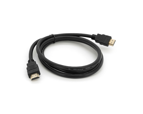 Кабель Merlion HDMI-HDMI HIGH SPEED 1.5m, v1.4, OD-7.5mm, круглий Black, коннектор Black, (Пакет) Q250 Кабель Merlion HDMI-HDMI HIGH SPEED 1.5m, v1.4, OD-7.5mm, круглий Black, коннектор Black, (Пакет) Q250