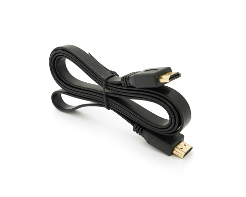 Кабель Merlion HDMI-HDMI 1.5m, v1.4, плоский Black, (Пакет), Q150 Кабель Merlion HDMI-HDMI 1.5m, v1.4, плоский Black, (Пакет), Q150
