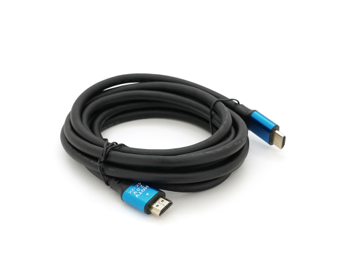 Кабель Merlion HDMI-HDMI 4Kx2K Ultra HD, 3.0m, v2,0, круглий Black, коннектор Blue, Blister-box, Q80 Кабель Merlion HDMI-HDMI 4Kx2K Ultra HD, 3.0m, v2,0, круглий Black, коннектор Blue, Blister-box, Q80