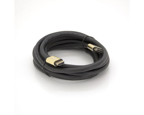 Кабель Merlion HDMI-HDMI 8K Ultra HD (7680x4320P), 3.0m, v2,1, круглий Black, коннектор Blue, Blister-box, Q80 Кабель Merlion HDMI-HDMI 8K Ultra HD (7680x4320P), 3.0m, v2,1, круглий Black, коннектор Blue, Blister-box, Q80