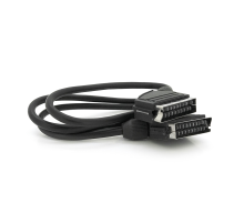 Кабель Merlion SCART (тато)-SCART (тато) 1.2м, (пакет), Q125