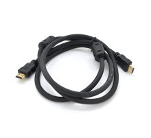 Кабель Premium Ritar PL-HD348 HDMI-HDMI Ultra HD 4K,1080P, 2.0m, v1,4, OD-7.3mm, з фільтром, круглий Black, коннектор Gold, Box, Q120