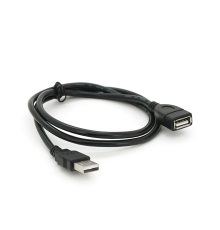 Подовжувач USB 2.0 AM / AF, 0,8m, чорний Пакет Q200