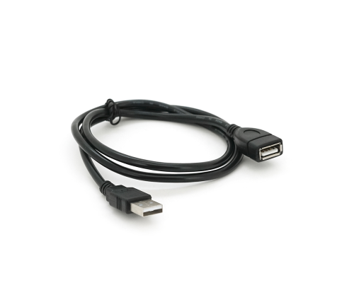 Подовжувач USB 2.0 AM / AF, 0,8m, чорний Пакет Q200