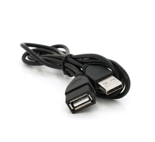 Подовжувач USB 2.0 AM/AF, 1,0m, чорний Q250