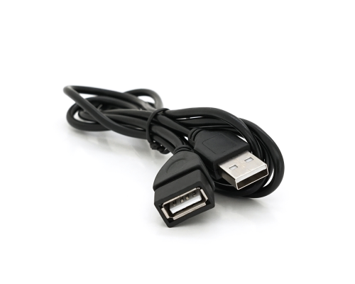 Подовжувач USB 2.0 AM/AF, 1,0m, чорний Q250