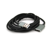 Подовжувач VEGGIEG UF2-2, USB 2.0 AM/AF, 2,0m, Black, Пакет Подовжувач VEGGIEG UF2-2, USB 2.0 AM/AF, 2,0m, Black, Пакет