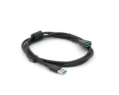 Подовжувач VEGGIEG V-U105, USB 2.0 AM/AF, 1,0m, Black, Пакет