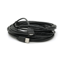 Подовжувач USB 2.0 AM/AF, 10.0m, 1 ферит, Black