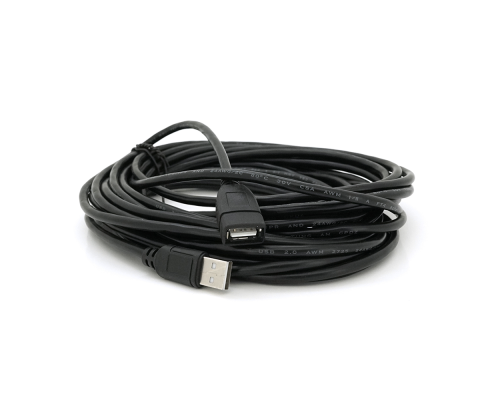 Подовжувач USB 2.0 AM/AF, 10.0m, 1 ферит, Black