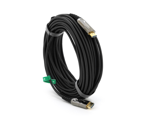 Кабель VEGGIEG HA-20 HDMI-HDMI 4K UHD, 20.0m, v2,0, OD-4.0mm, круглий, Black, коннектор Black-Metal, Box