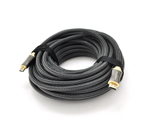 Кабель VEGGIEG HX-20 HDMI-HDMI 2K * 4K, 20.0m, v2,0, OD-9.5mm, круглий, обплетення, Black, коннектор Black-Gold, Box Кабель VEGGIEG HX-20 HDMI-HDMI 2K * 4K, 20.0m, v2,0, OD-9.5mm, круглий, обплетення, Black, коннектор Black-Gold, Box