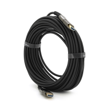 Кабель VEGGIEG HA-12 HDMI-HDMI 4K UHD, 12.0m, v2,0, OD-4.0mm, круглий, Black, коннектор Black-Metal, Box