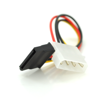 Перехідник живлення SATA=>4pin, 0.2m, Пакет