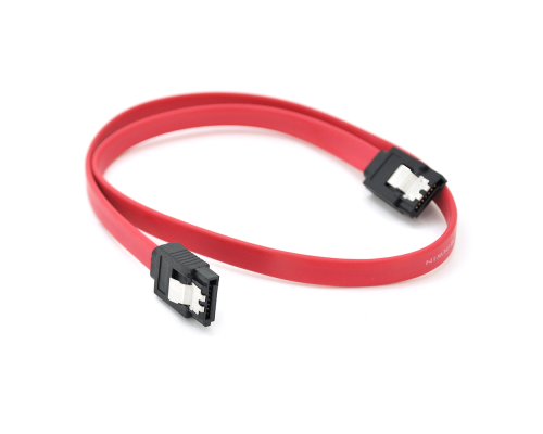 Кабель інтерфейсний VEGGIEG ST304 SATA3.0, 1м, прямі роз'єми із защіпкою, червоний Кабель інтерфейсний VEGGIEG ST304 SATA3.0, 1м, прямі роз'єми із защіпкою, червоний