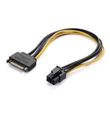 Кабель-перехідник для живлення процесора 6P->SATA