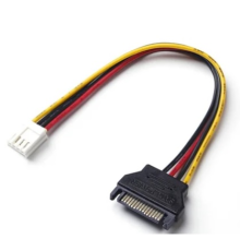 Перехідник живлення SATA=>4pin(малий), 0.2m, Пакет