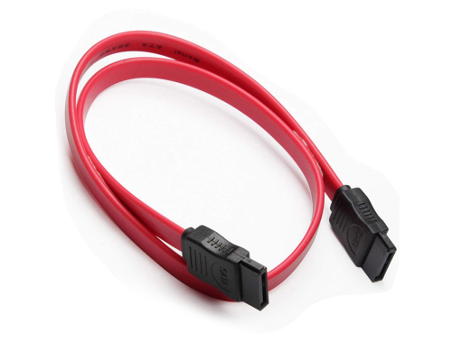 Кабель інтерфейсний SATA 0.40м, прямий без клямки, червоний Кабель інтерфейсний SATA 0.40м, прямий без клямки, червоний