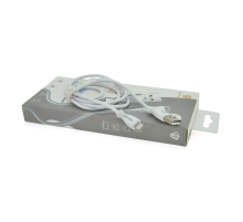 Кабель Lenyes LC901, USB-Lighting, 2.4A, White, довжина 1м, BOX