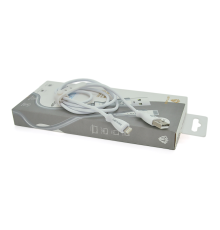 Кабель Lenyes LC901, USB-Lighting, 2.4A, White, довжина 1м, BOX